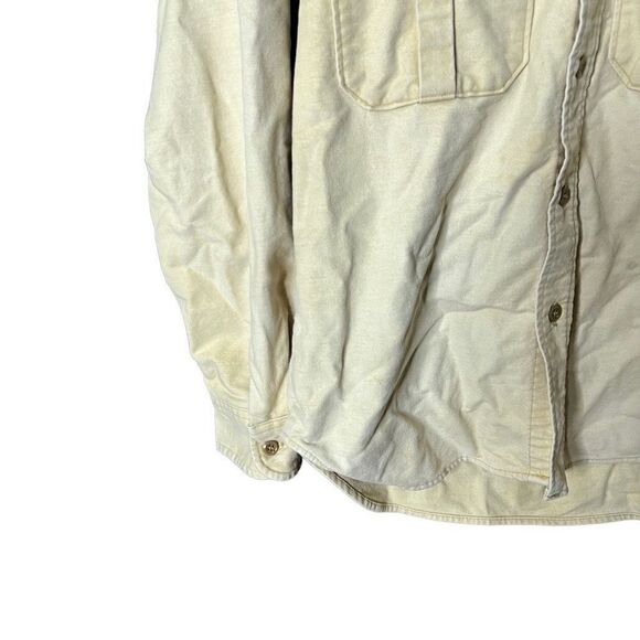 VTG Eddie Bauer Camel Burton Down Flannel USA Medium - Picture 3 of 5